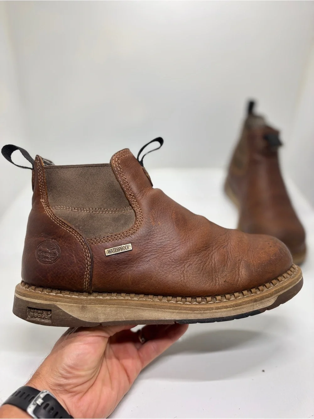 Georgia Boot GB00362 GORE-TEX Waterproof Chelsea Work Boots Men's 9W